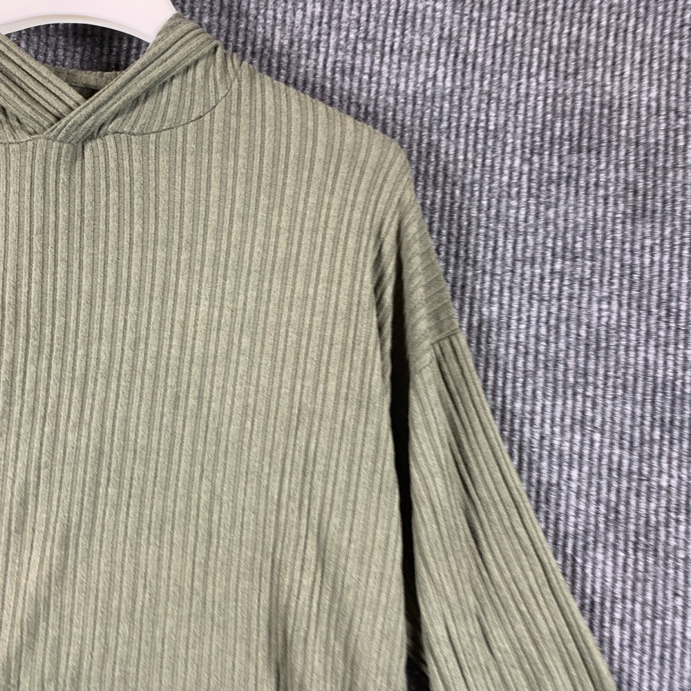 American Eagle Hoodie Womens Small Green Stretch Lightweight Comfort Sweatshirt - Picture 4 of 11